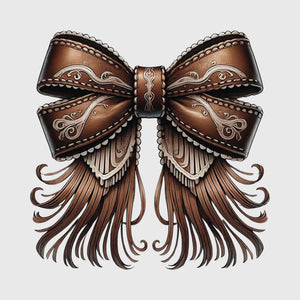 Western Fringe Bow Transfer