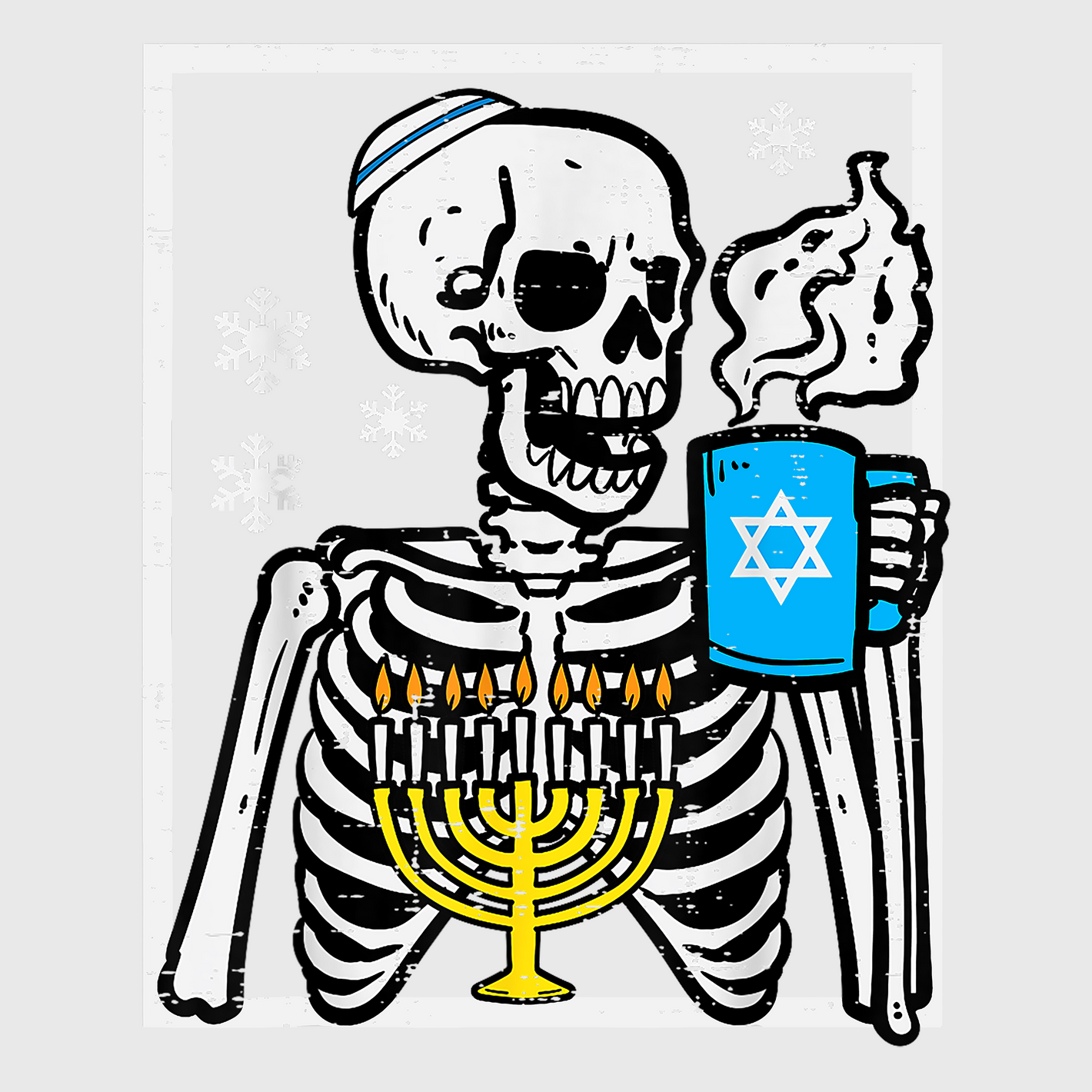 Hanukkah Skeleton Transfer