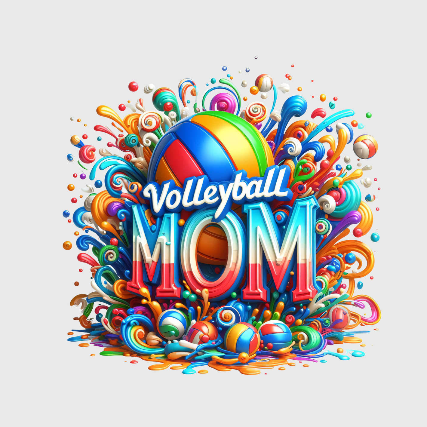 Volleyball Mom Classic Transfer