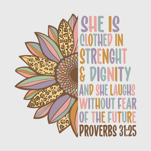 She Is Clothed in Strength Transfer