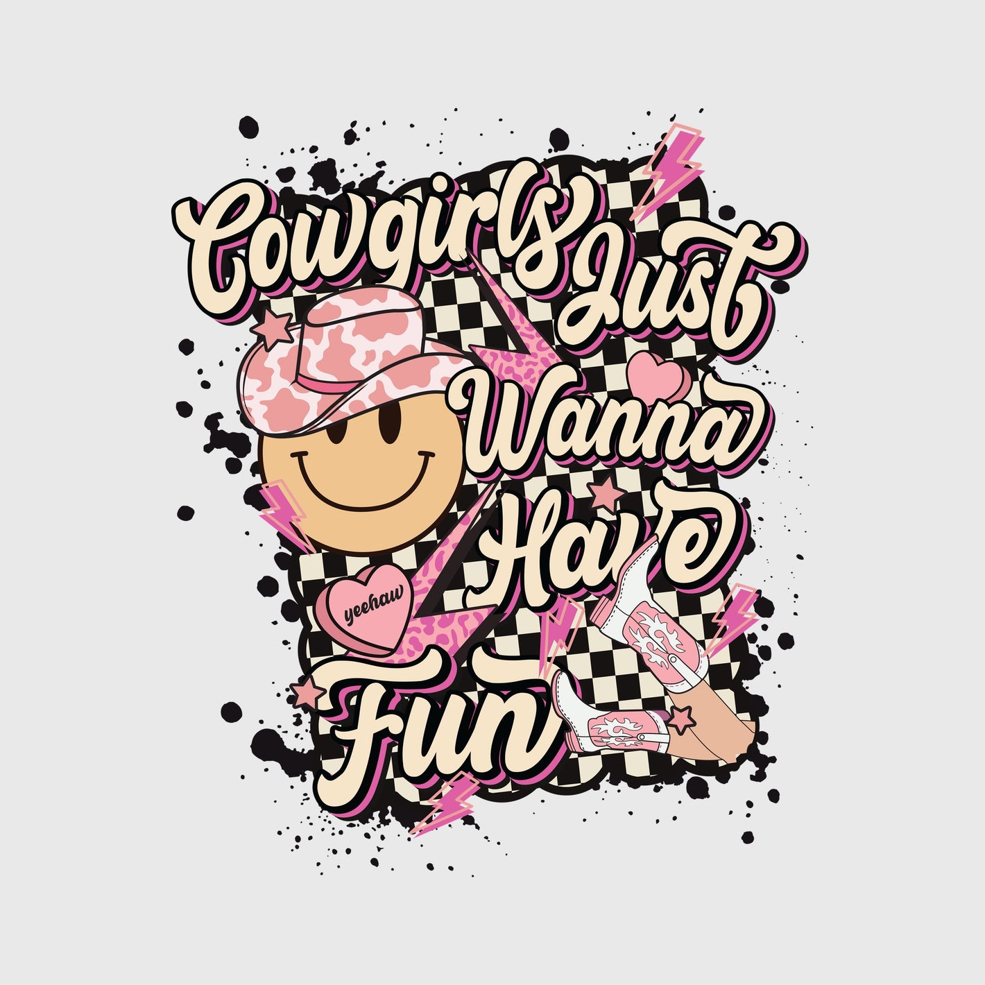 Cowgirls Just Wanna Have Fun Transfer