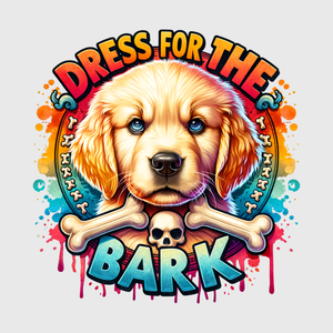 Dress For The Bark Yellow Lab Transfer