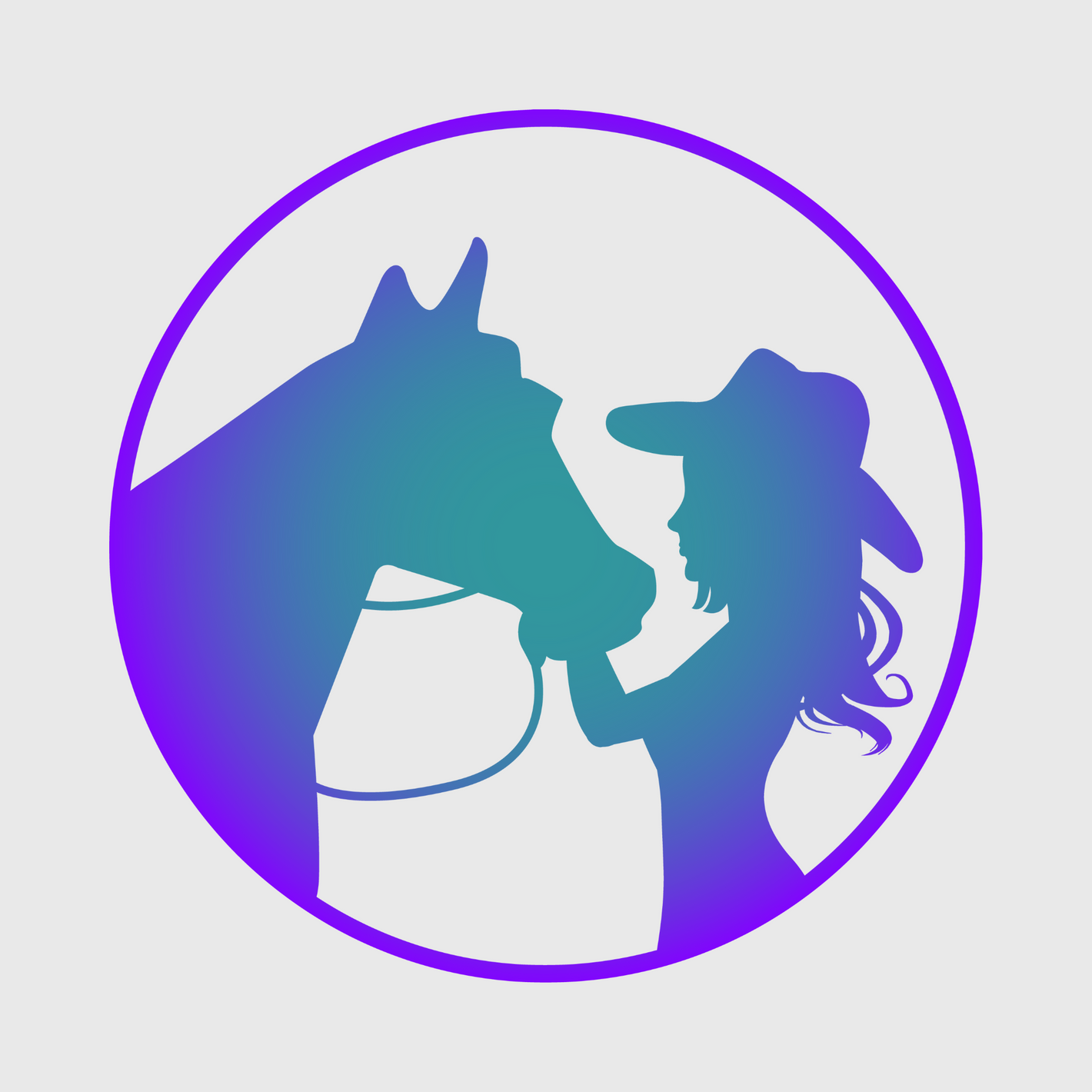 Silhouette Horse Love Transfer