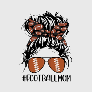 #Football Mom Bun Transfer