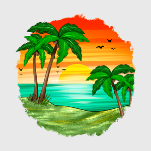 Sunset Island Glow Transfer