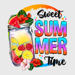 Sweet Summer Time Pastel Transfer