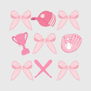 Blush Varsity Icon Set Transfer