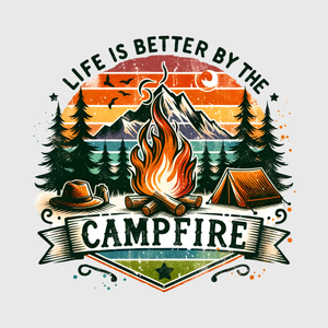 Life is Better by the Campfire Transfer