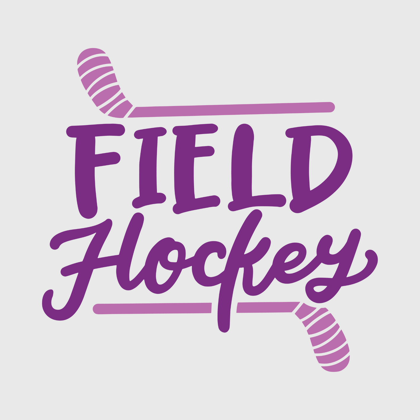 Field Hockey Purple Transfer