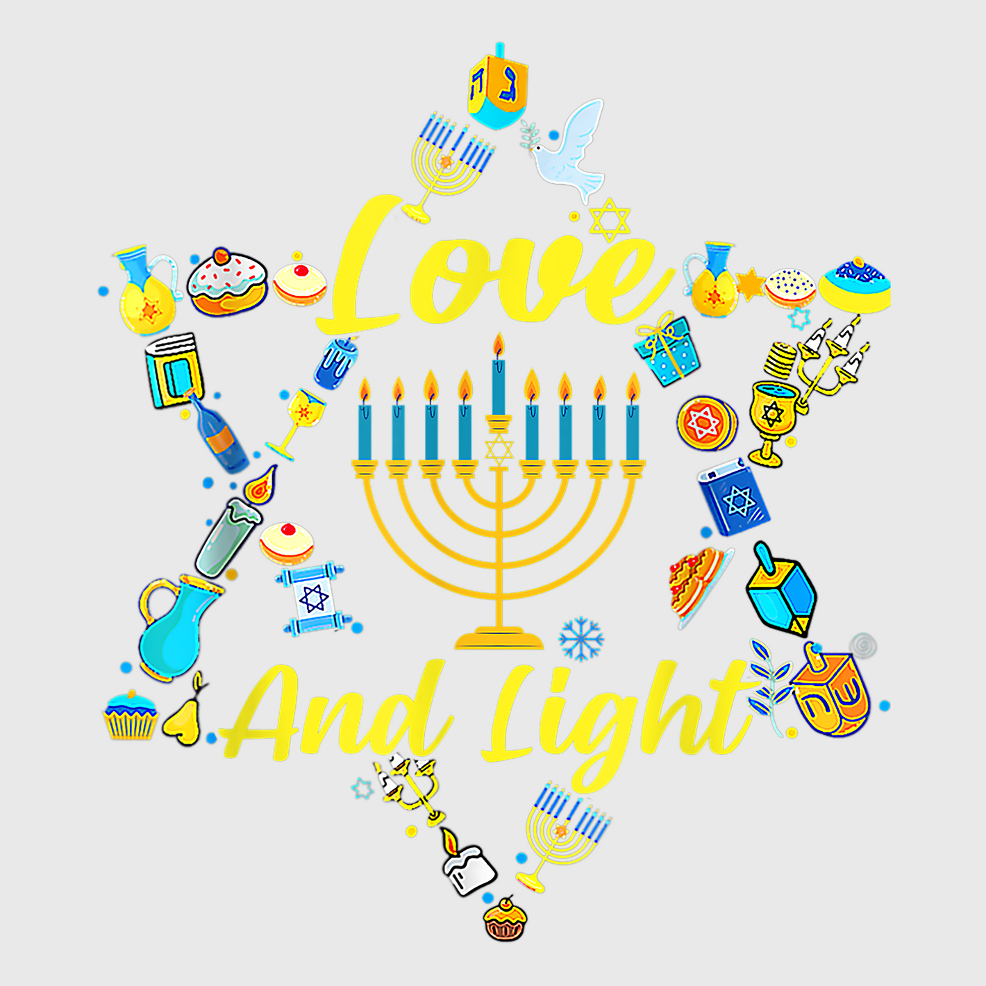 Love & Light Hanukkah Transfer