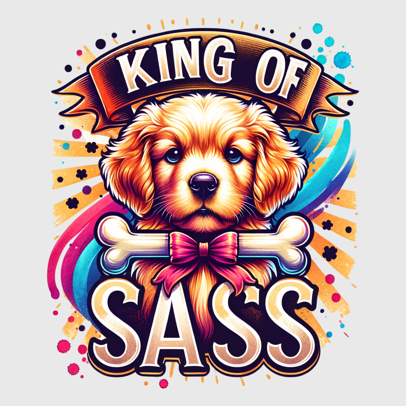 King Of Sass Beagle Transfer