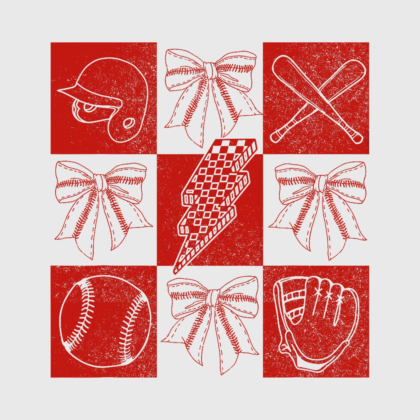 Varsity Check Diamond Transfer
