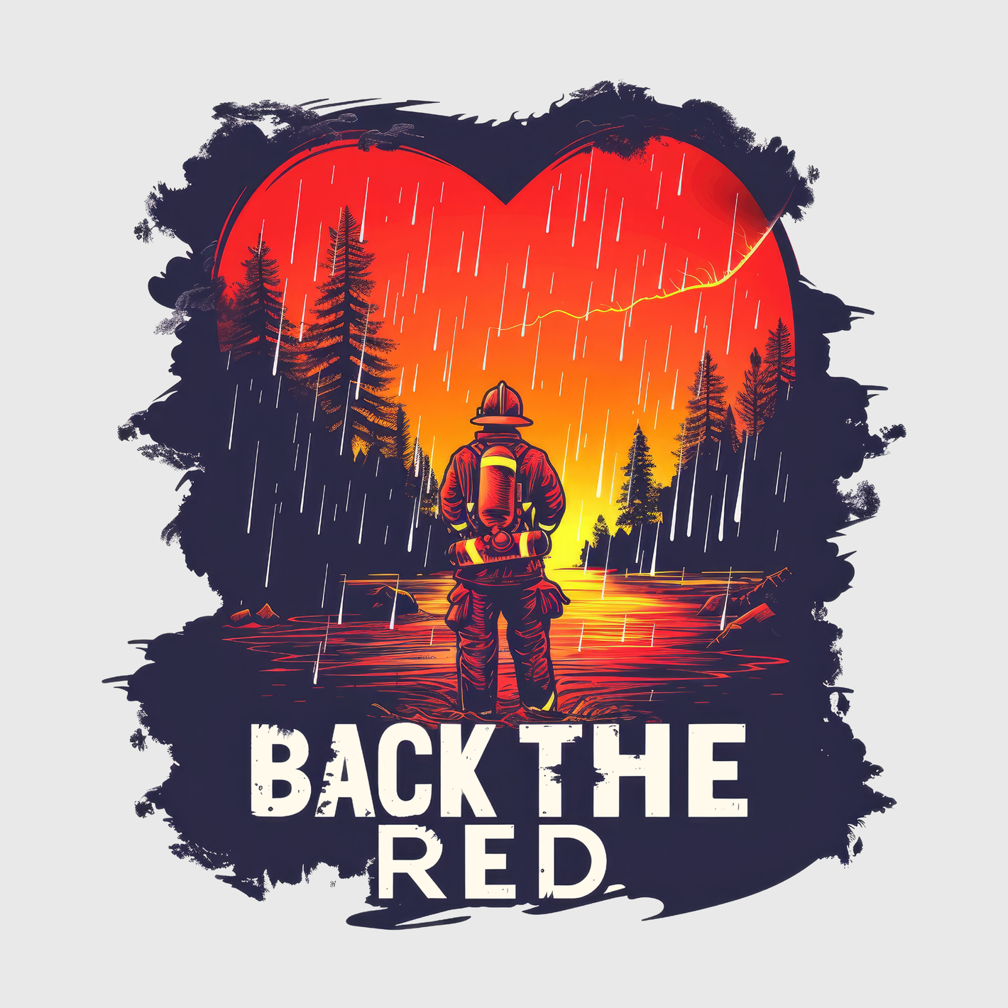 Back the Red Forest Fire Transfer