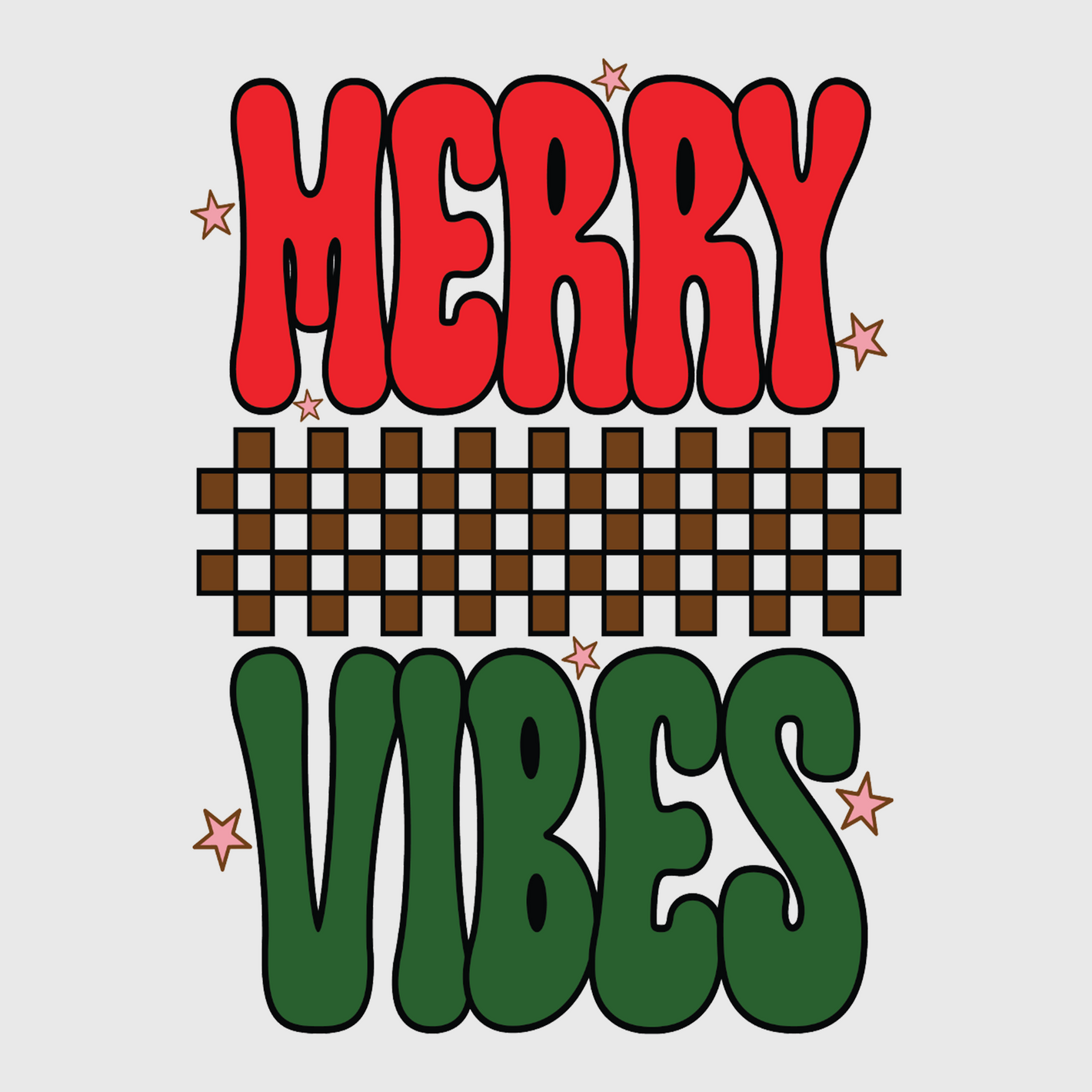 Merry Vibes Christmas Transfer