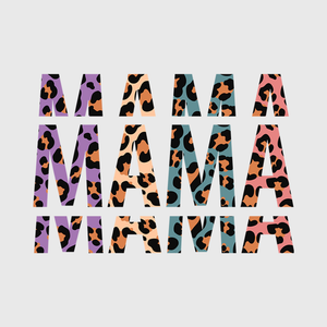 MAMA Bold Floral Transfer