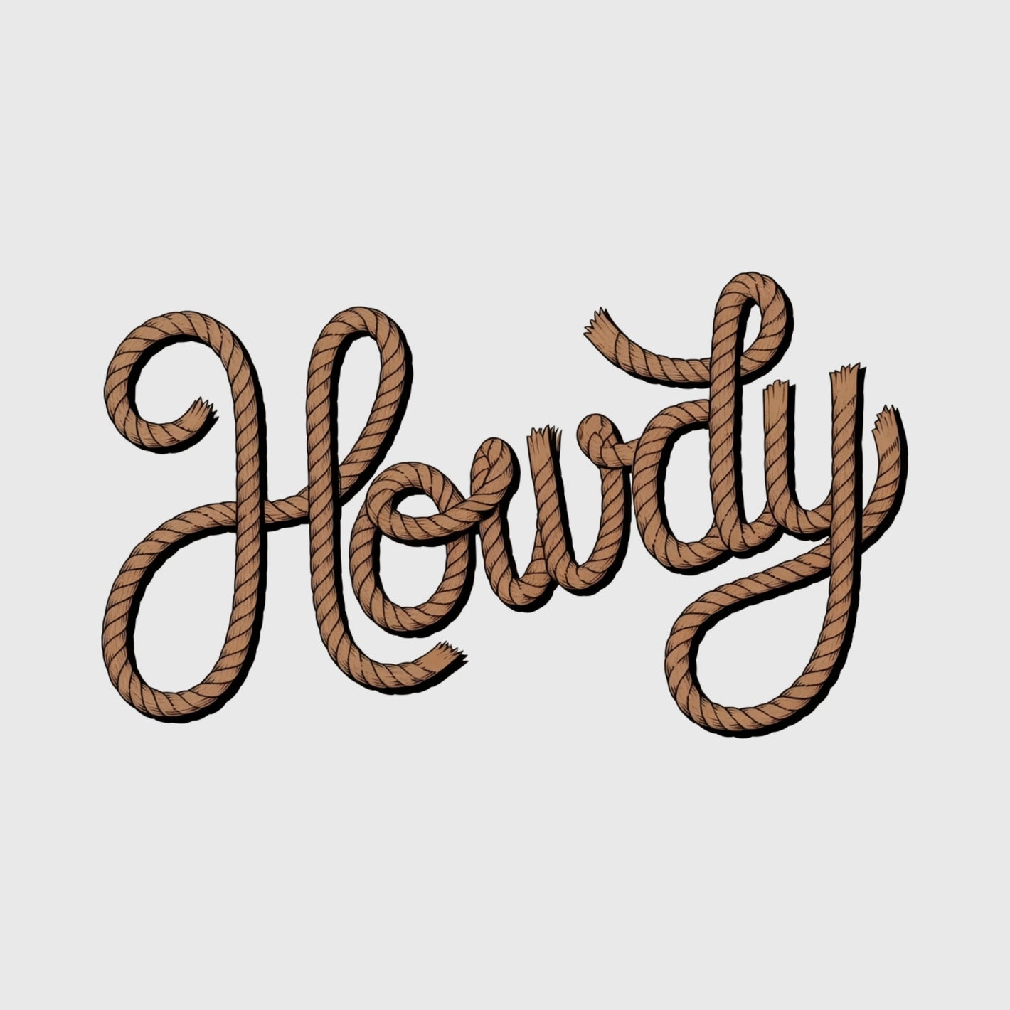 Western Rope Howdy Transfer