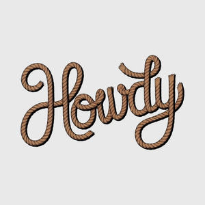Western Rope Howdy Transfer
