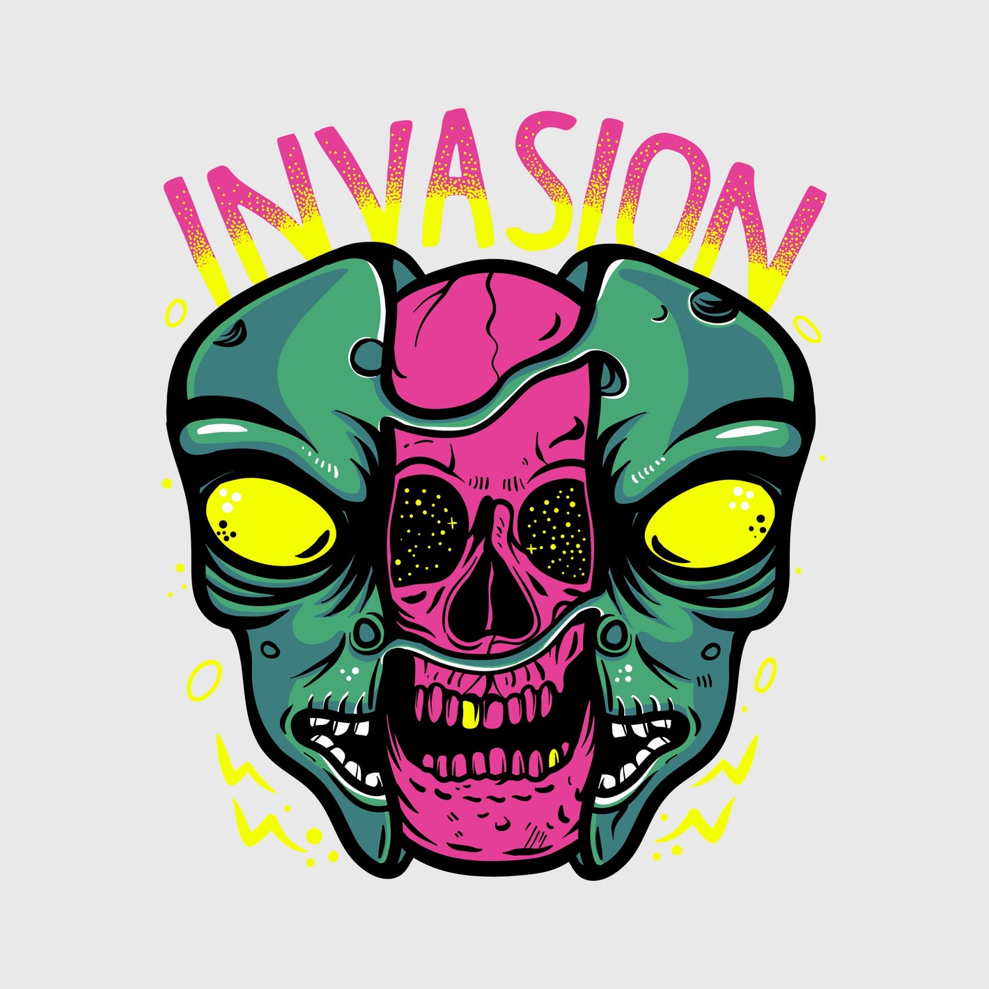 Invasion Alien Street Mask Transfer