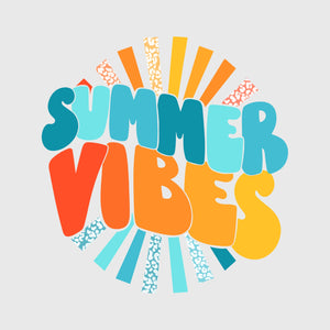 Summer Vibes Bold Script Transfer