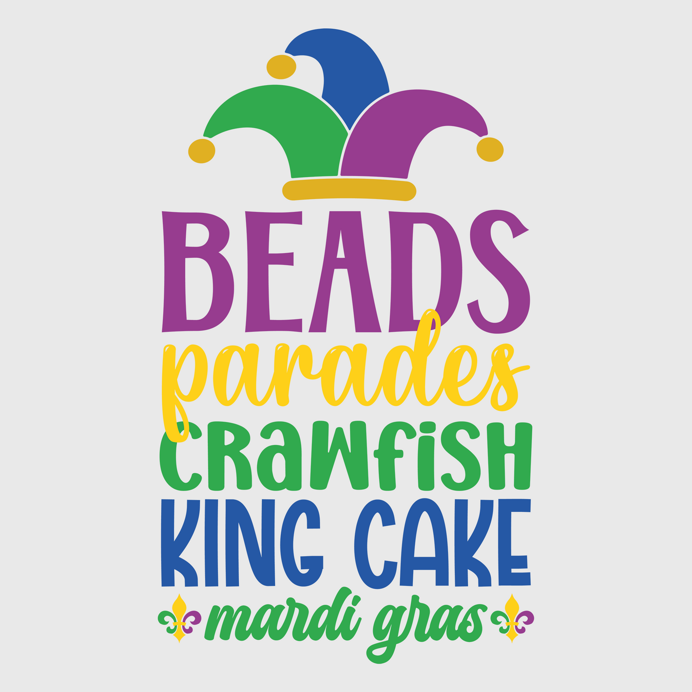 Beads & Crawfish Parade Transfer