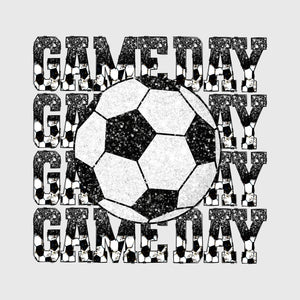 Checkered Design Soccer Ball Transfer