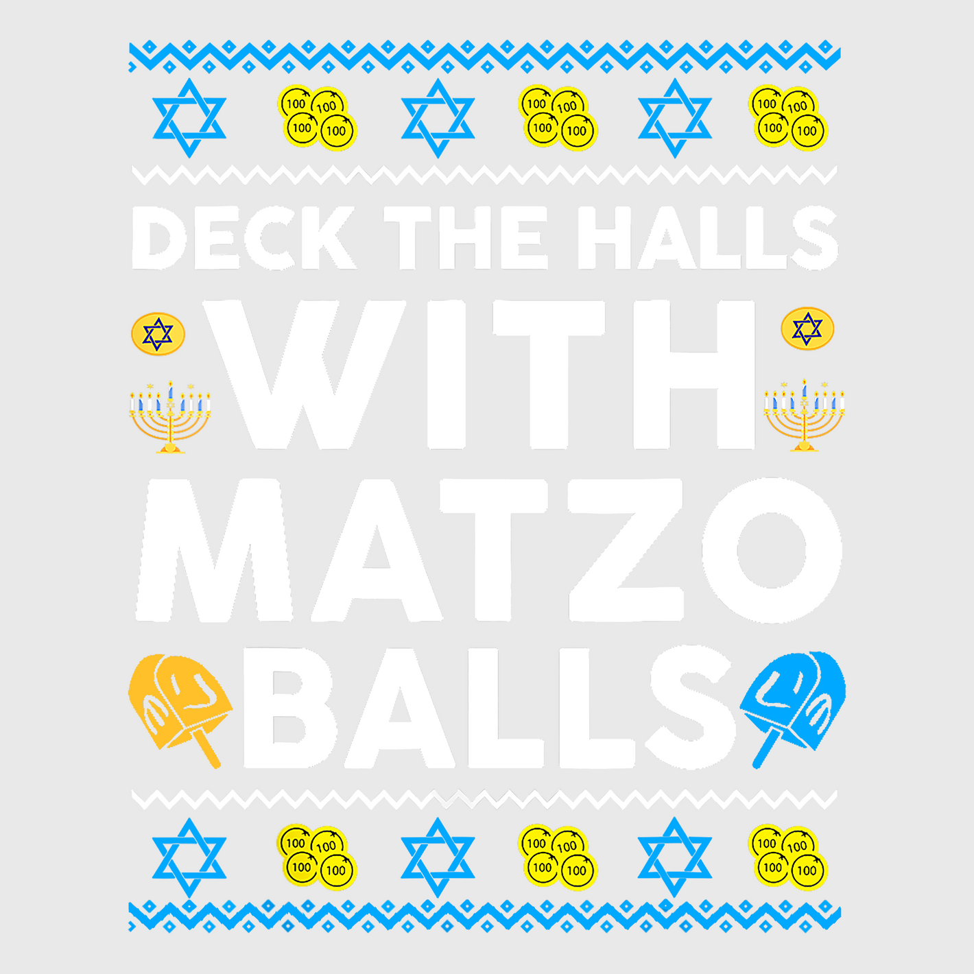 Matzo Ball Hanukkah Transfer