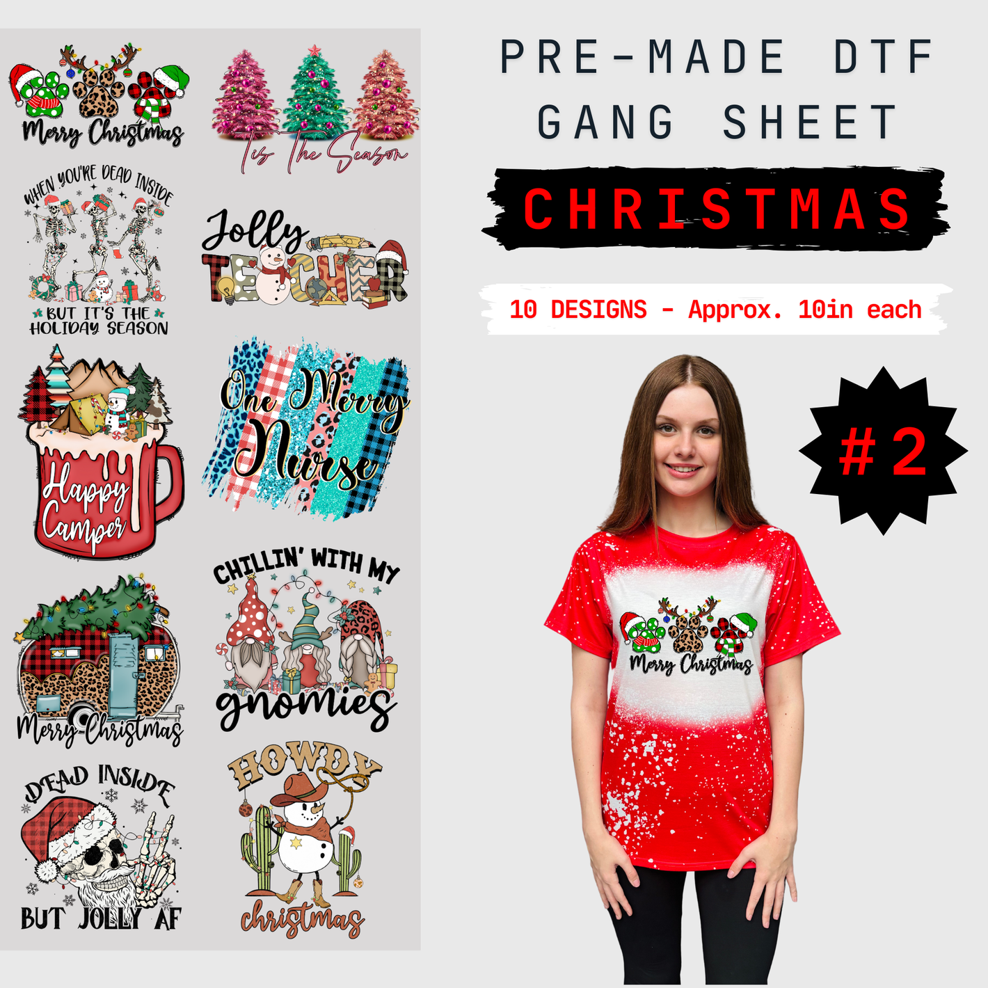 Christmas Pre-Made Gang Sheet - 2