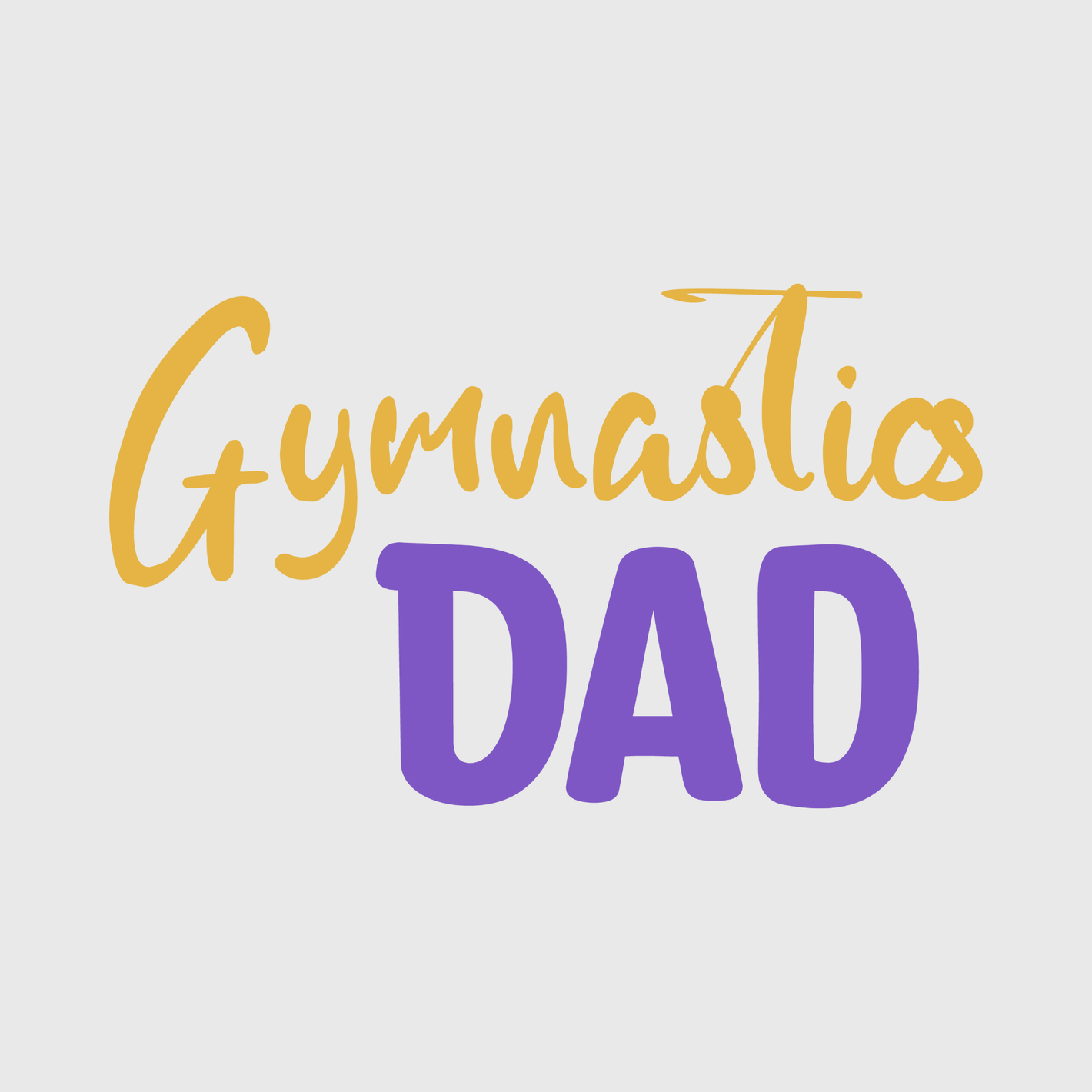 Gymnastics Dad Transfer