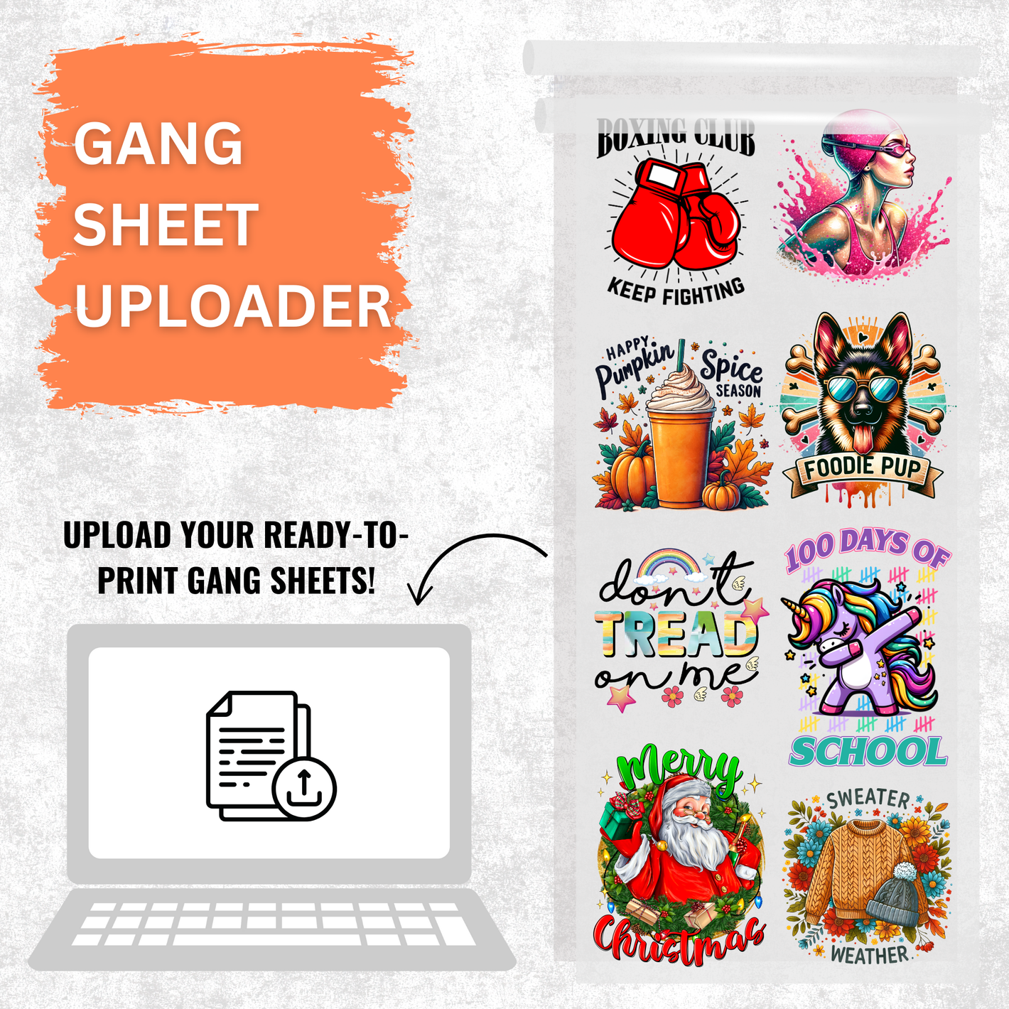 DTF Gang Sheet Uploader