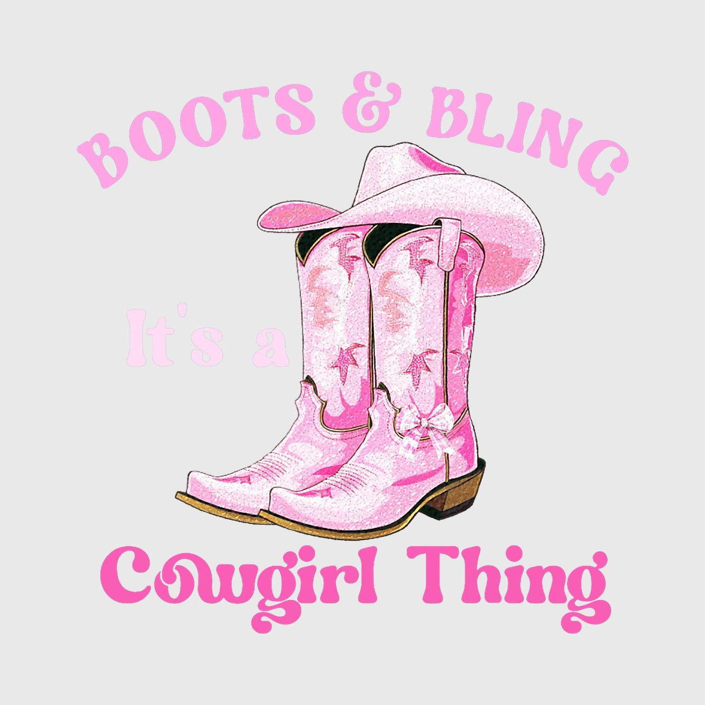 Sweet Pink Rodeo Transfer