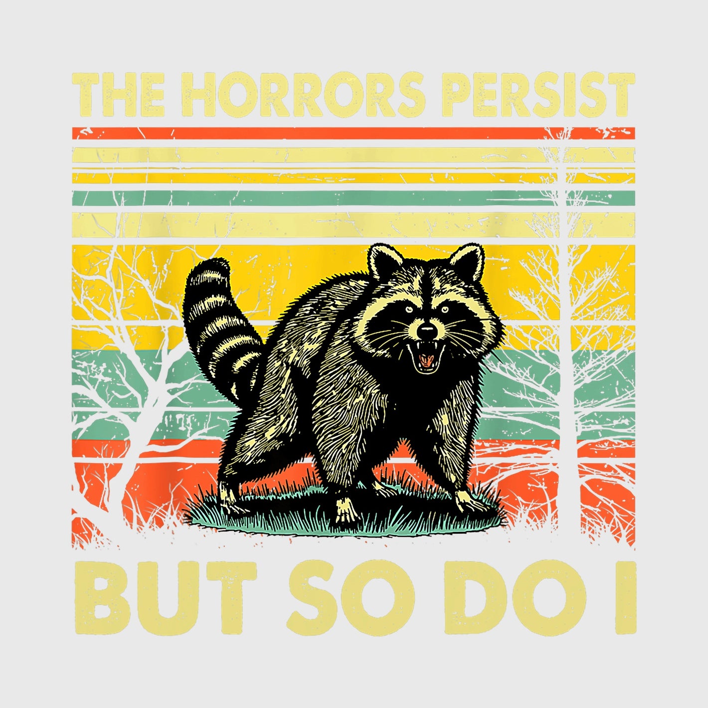 Raccoon Chaos Humor Transfer