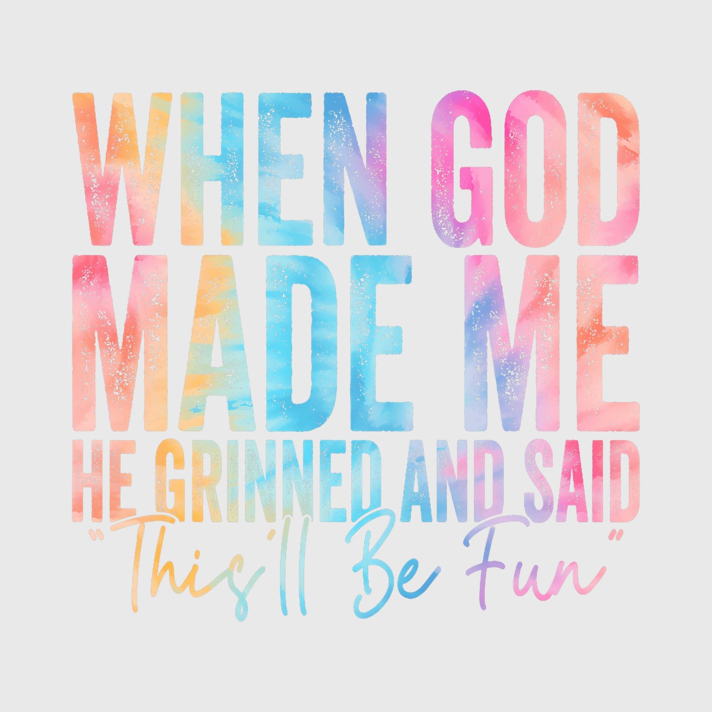 When God Made Me Transfer