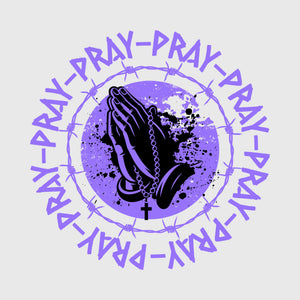 Barbed Prayer Circle Transfer