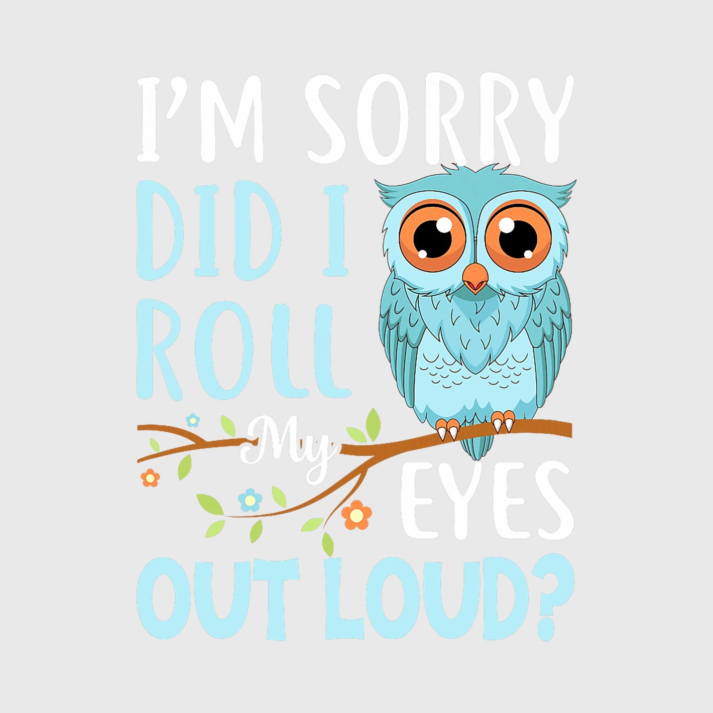 Owl Eyes Humor Transfer