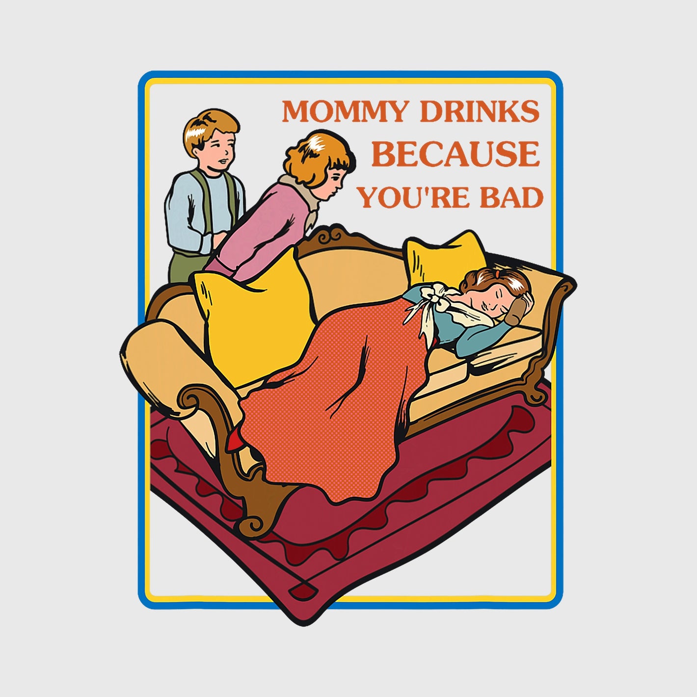 Mommy Drinks Humor Transfer