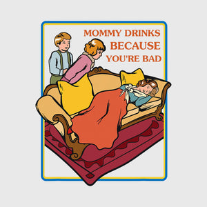Mommy Drinks Humor Transfer