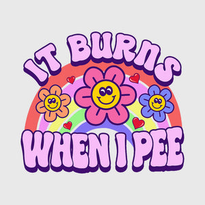 Rainbow Burn Humor Transfer