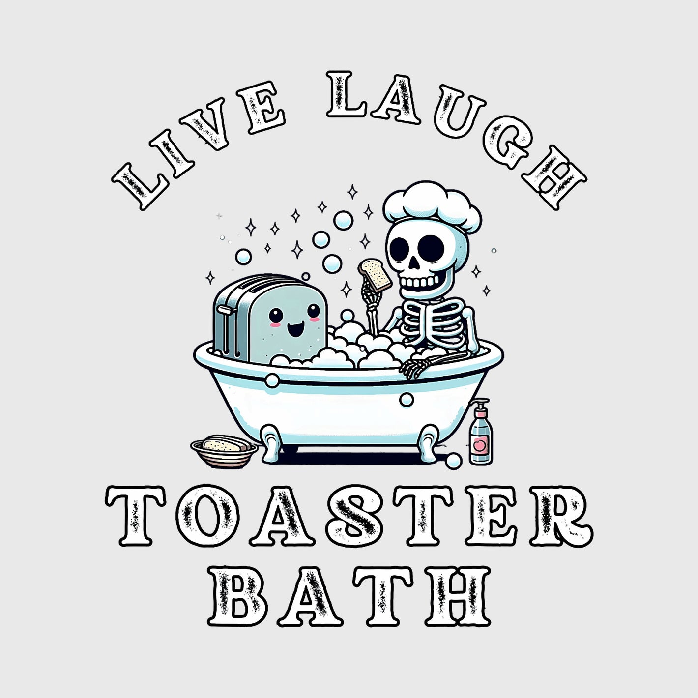 Laughing Toaster Bath Transfer