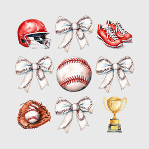 Varsity Trophy Icon Set Transfer