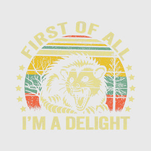 Sassy Possum Delight Transfer