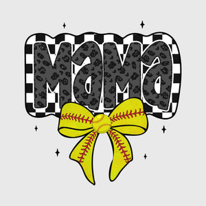 Fierce Diamond Mama Bow Transfer