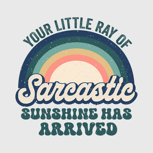 Retro Sarcastic Rainbow Transfer