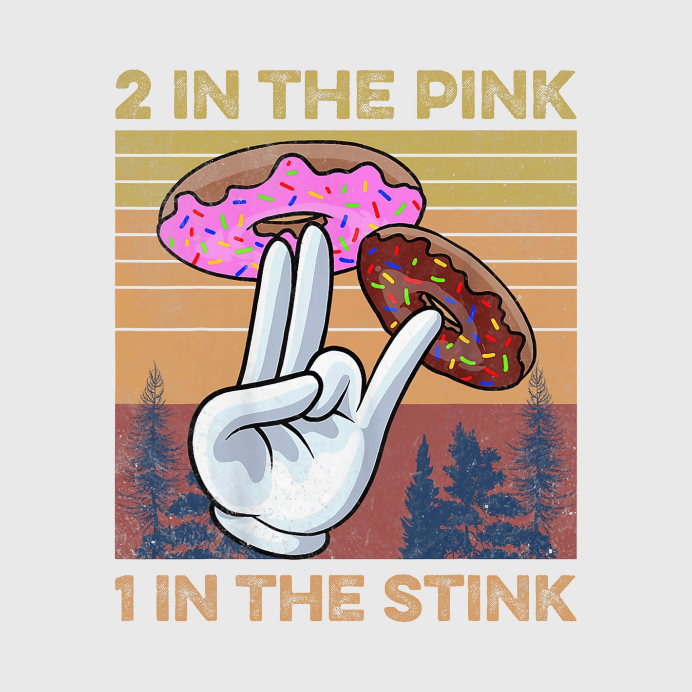 Pink Donut Peace Transfer