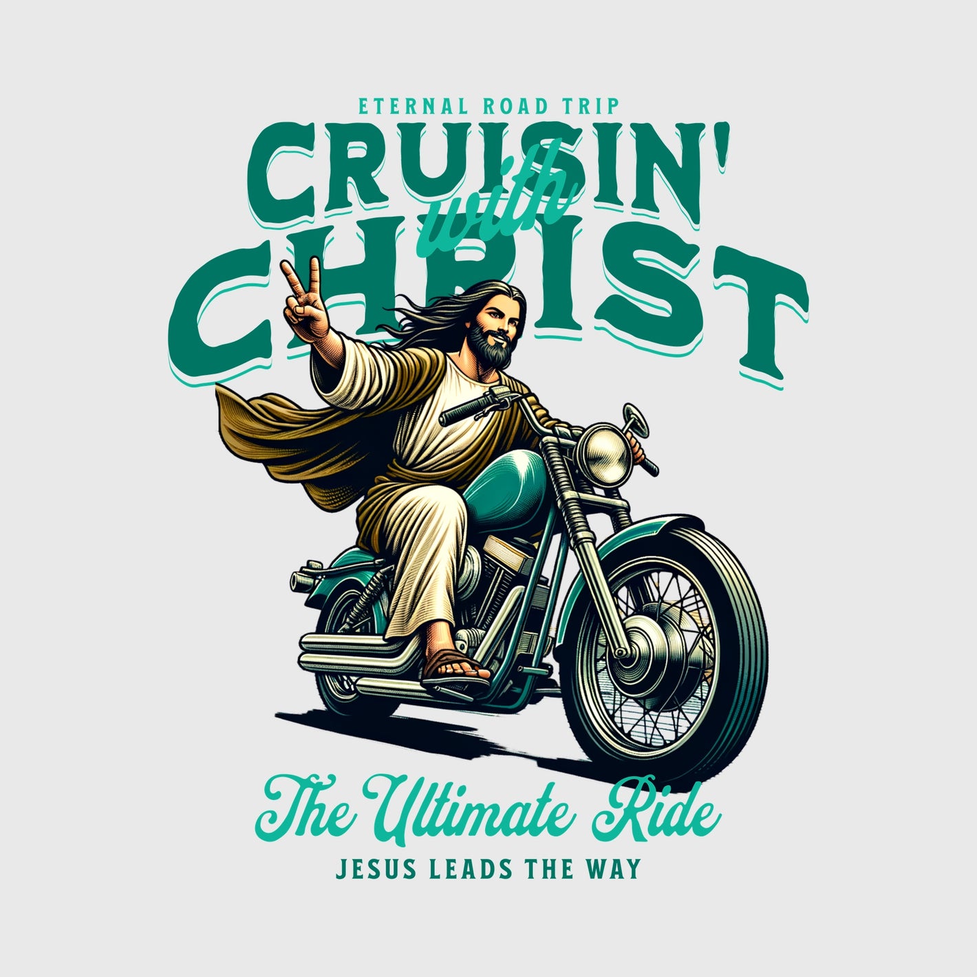 Cruisin With Christ Transfer