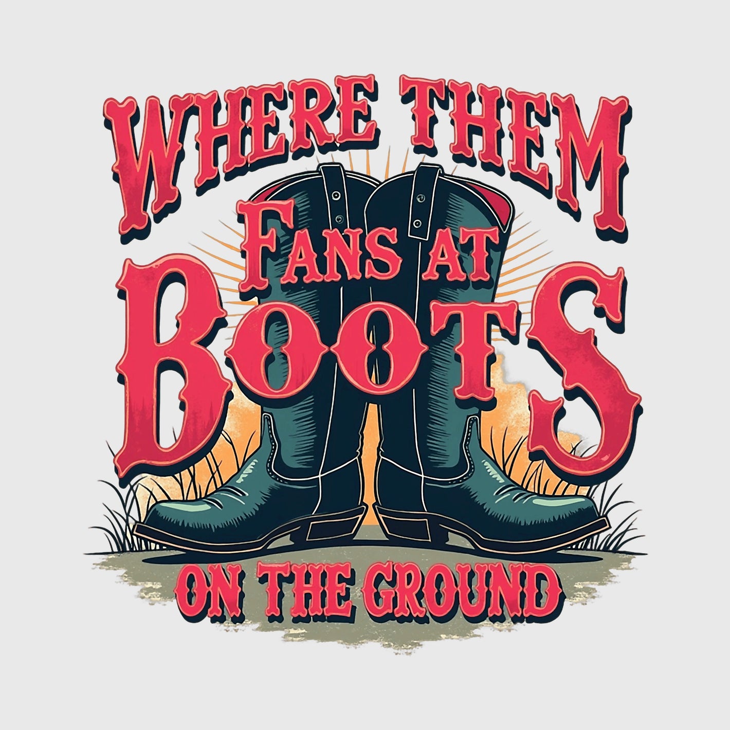 Sunset Boots Ground Transfer