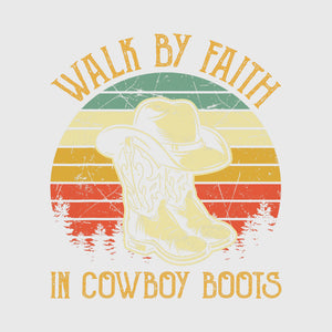 Retro Faith Boots Transfer