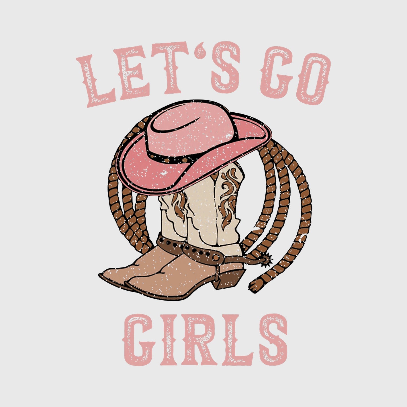 Lets Go Cowgirl Transfer