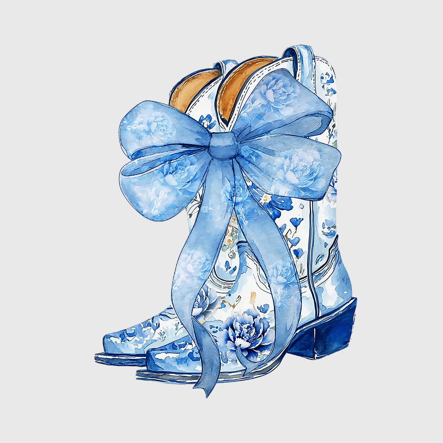 Blue Ribbon Boots Transfer