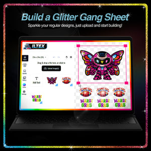 Glitter DTF Gang Sheet Builder