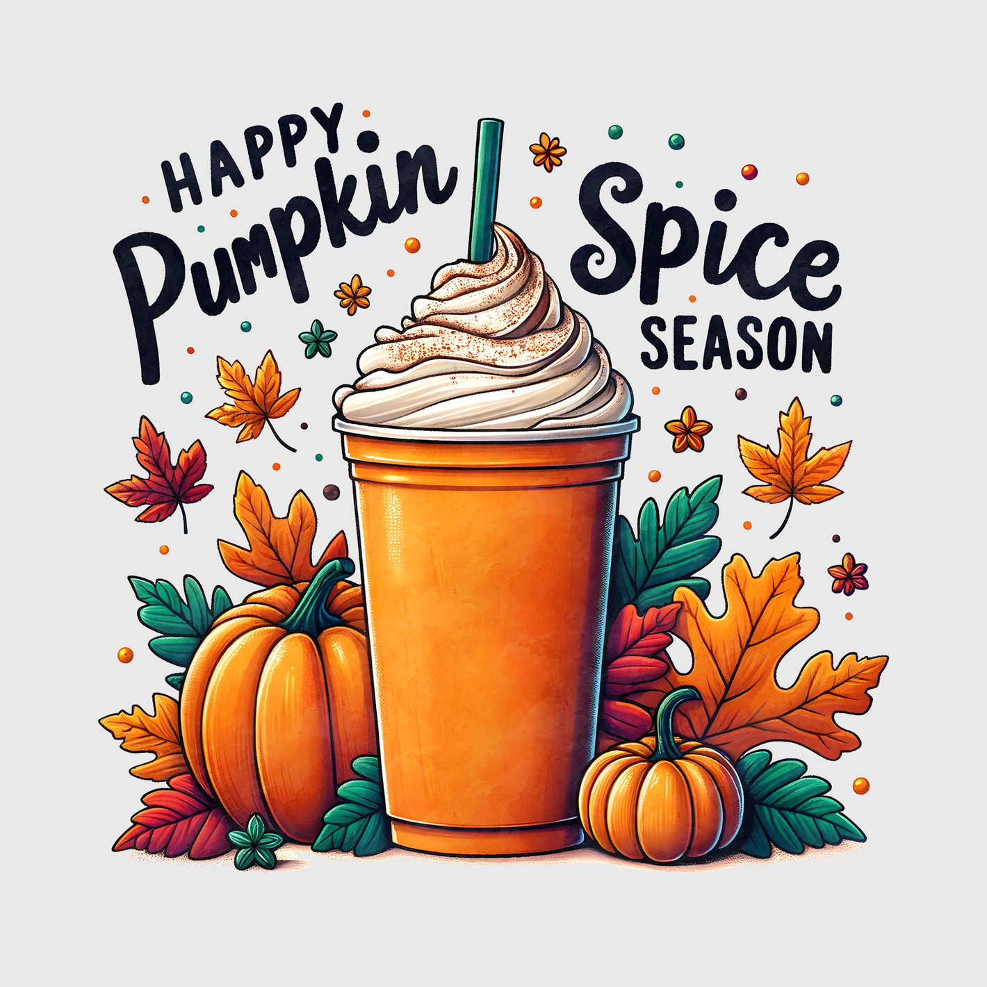 Happy Pumpkin Spice Season Transfer